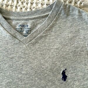 Polo by Ralph Lauren V Neck T-shirt Size M(10-12)